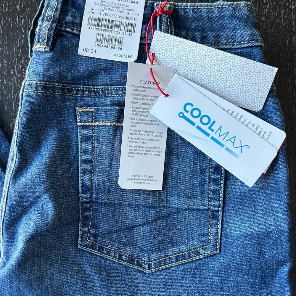 Vertx Women's Burrell Stretch Jeans 8 X 34